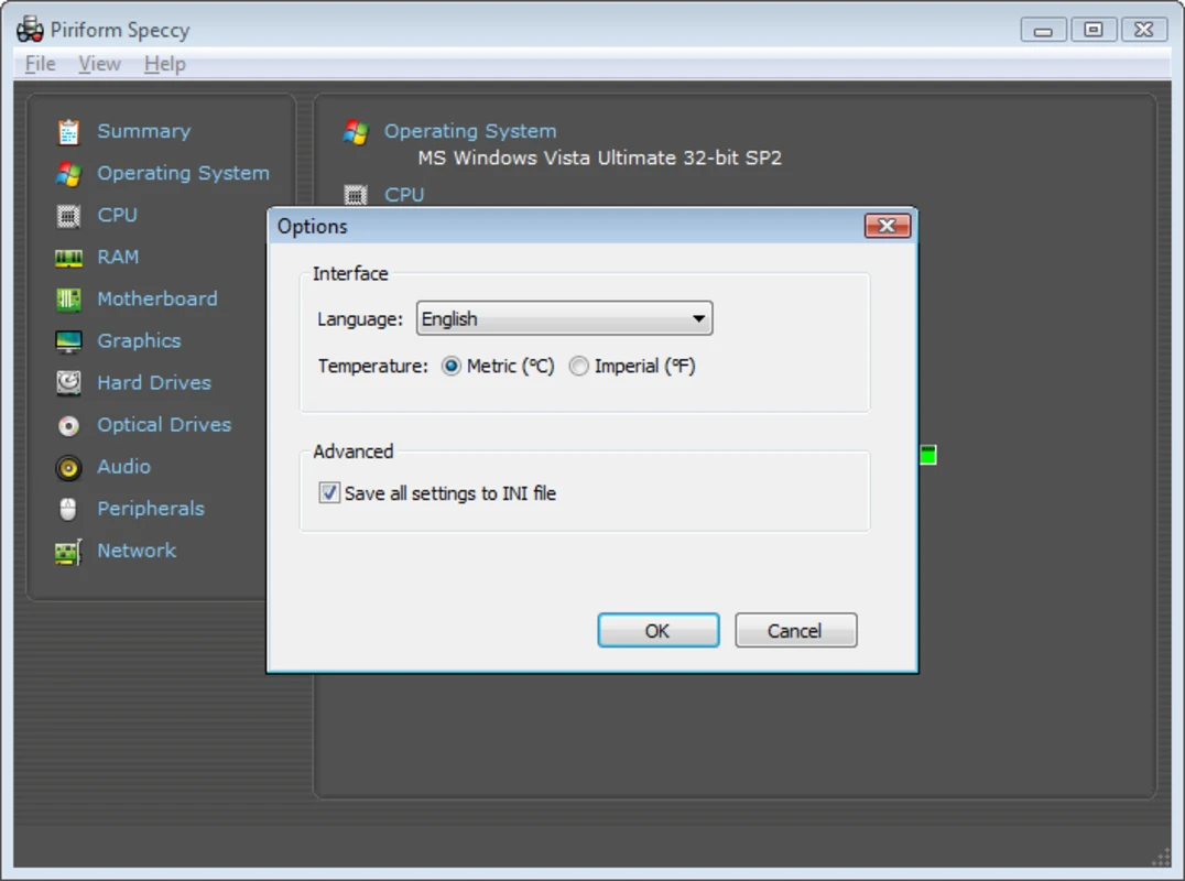 Speccy memory page listing module size, type, and slot occupancy